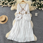 Bohemian Style Fringed Embroidery Dress