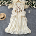 Bohemian Style Fringed Embroidery Dress