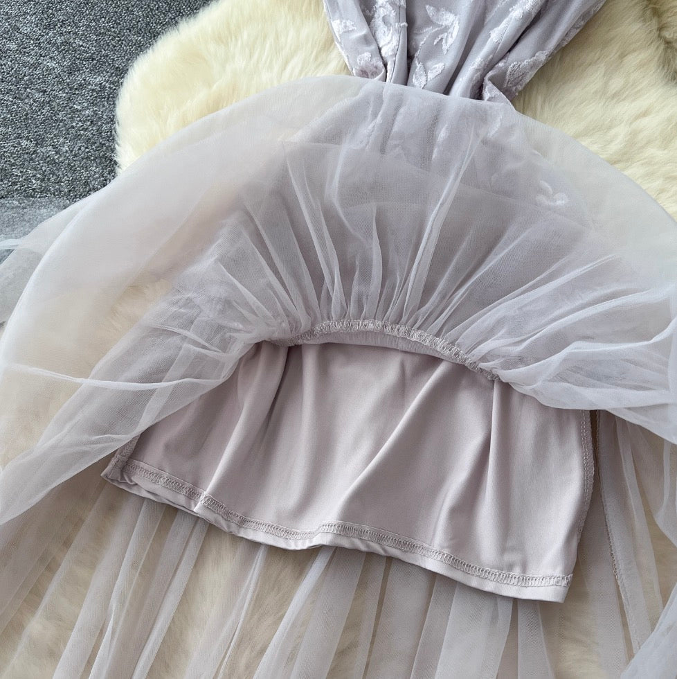 Fairy Flock Patchwork Sleeveless Dress