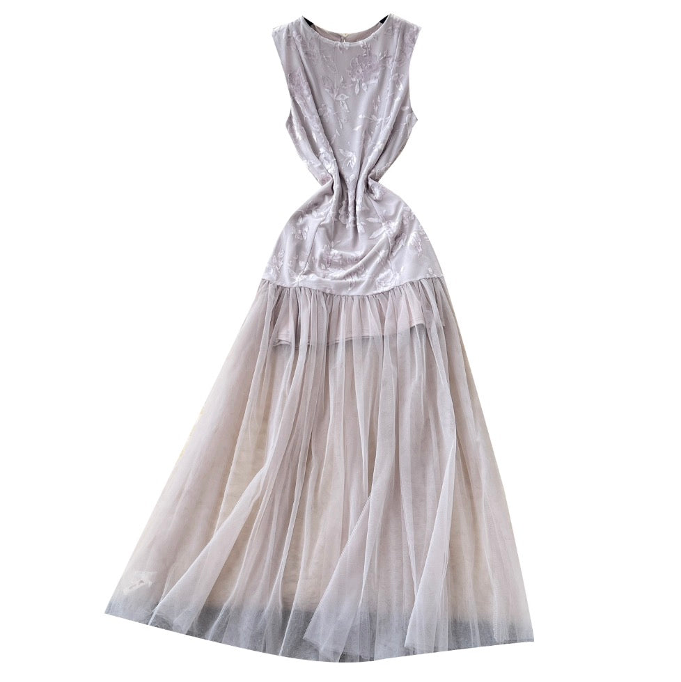 Fairy Flock Patchwork Sleeveless Dress