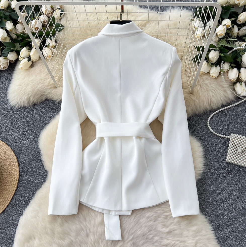 High-end 3d Flower OL Blazer