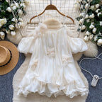 Sweetie Beaded 3d Flower Top