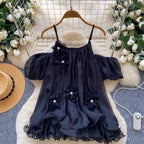 Sweetie Beaded 3d Flower Top