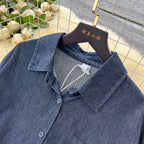 Vintage Denim Shirt & Skirt & Jeans 3Pcs