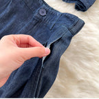 Vintage Denim Shirt & Skirt & Jeans 3Pcs