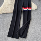 V-neck Cardigan & Trousers Knit 2Pcs