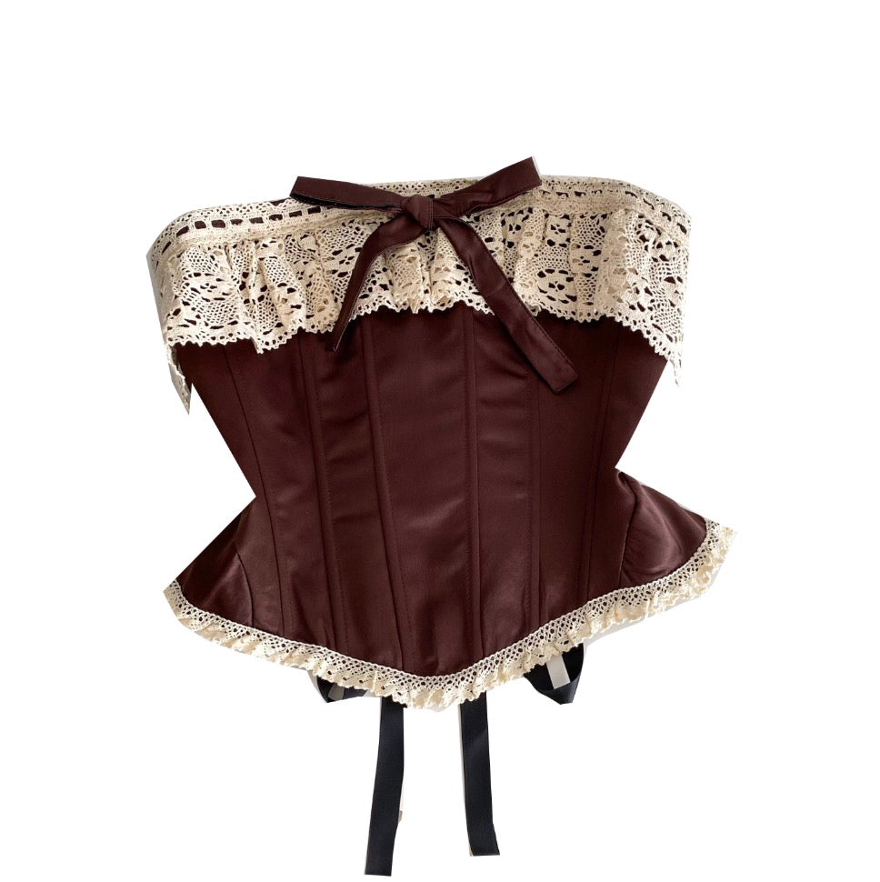 Vintage Crochet Lace Girdle Top