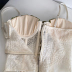 Chic Lace-up Fishbone Camisole