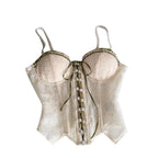 Chic Lace-up Fishbone Camisole