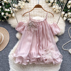 Sweetie Hollowed 3D Mesh Camisole