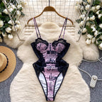 Letter Print Hottie Slip Jumpsuit