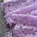 High-end Purple Lace Shirt Dress