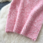 Sweetie Halter Vest & Cardigan Furry 2Pcs