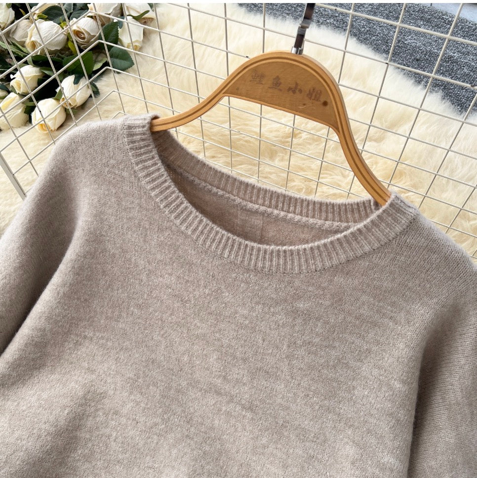 Loose-fit Sweater & Knit Trousers 2Pcs