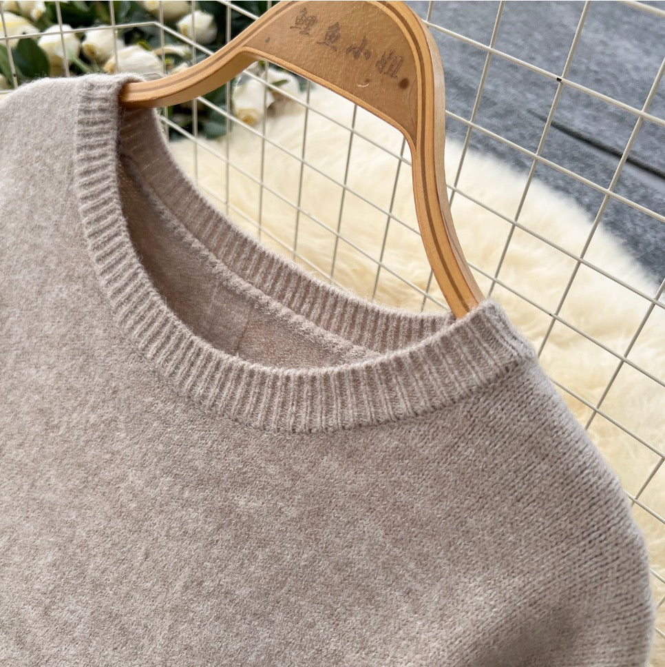 Loose-fit Sweater & Knit Trousers 2Pcs