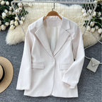 OL Outfit Solid Color Blazer