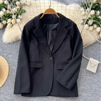 OL Outfit Solid Color Blazer