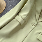 OL Outfit Solid Color Blazer