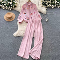 Sweetie Shirt & Draped Trousers 2Pcs