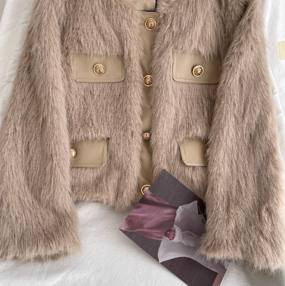 High-end Furry Thickened Coat