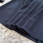 Beaded T-shirt & Hip-wrapping Skirt 2Pcs