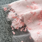 3d Embroidery Cardigan & Skirt 2Pcs