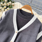 Vest & Sweater & Trousers Knitted 3Pcs