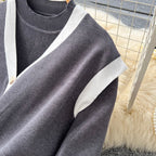 Vest & Sweater & Trousers Knitted 3Pcs