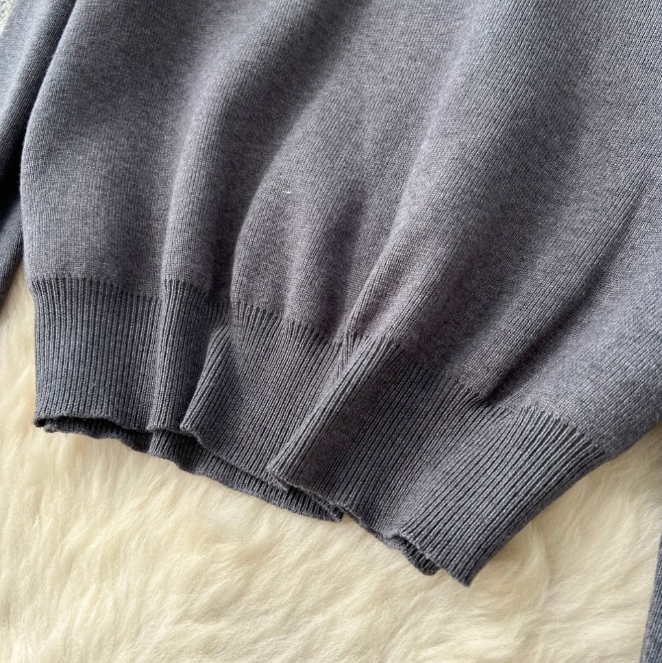 Vest & Sweater & Trousers Knitted 3Pcs