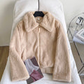 Niche Lapeled Thermal Short Coat