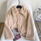Niche Lapeled Thermal Short Coat
