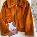 Niche Lapeled Thermal Short Coat