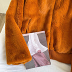 Niche Lapeled Thermal Short Coat