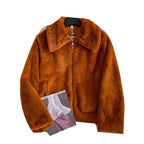 Niche Lapeled Thermal Short Coat