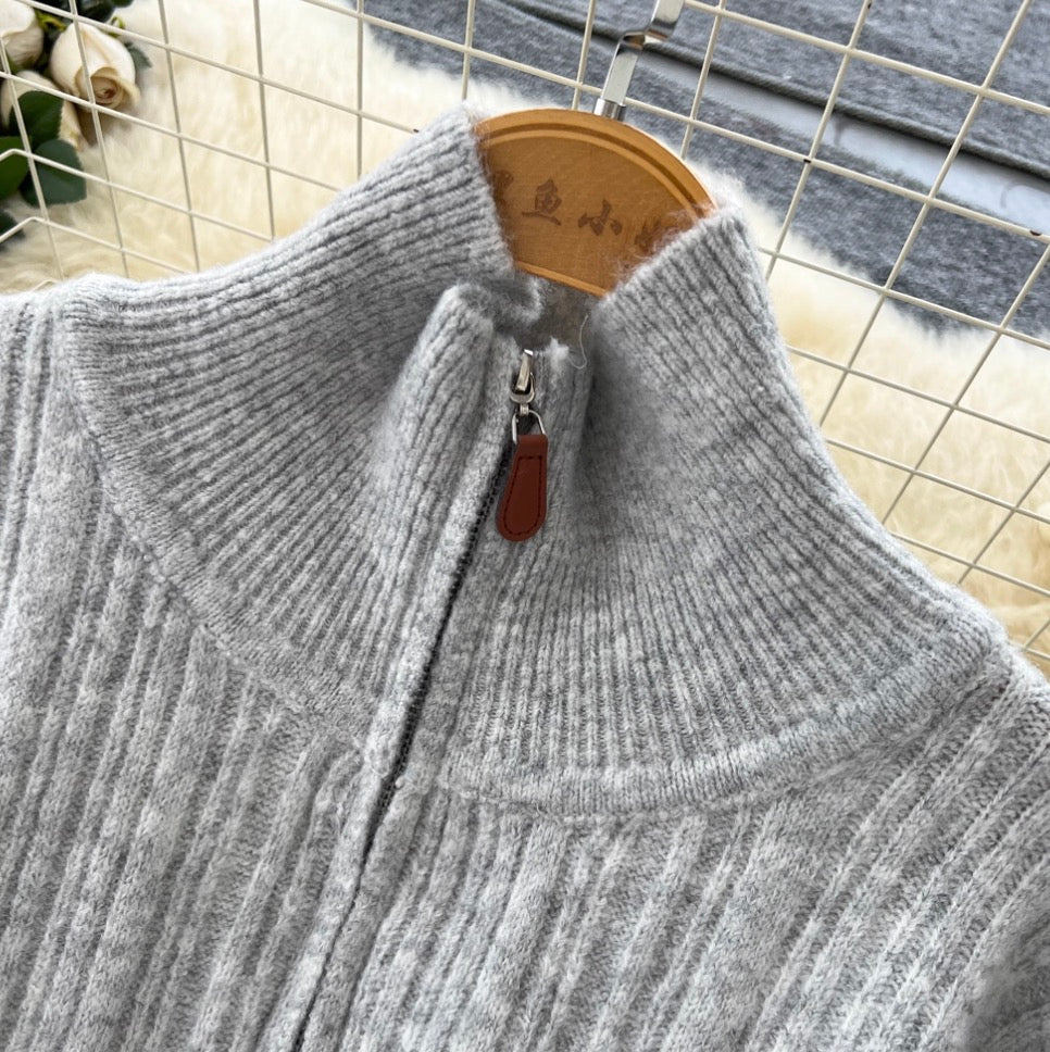 Turtleneck Knitwear & Trousers Casual 2Pcs