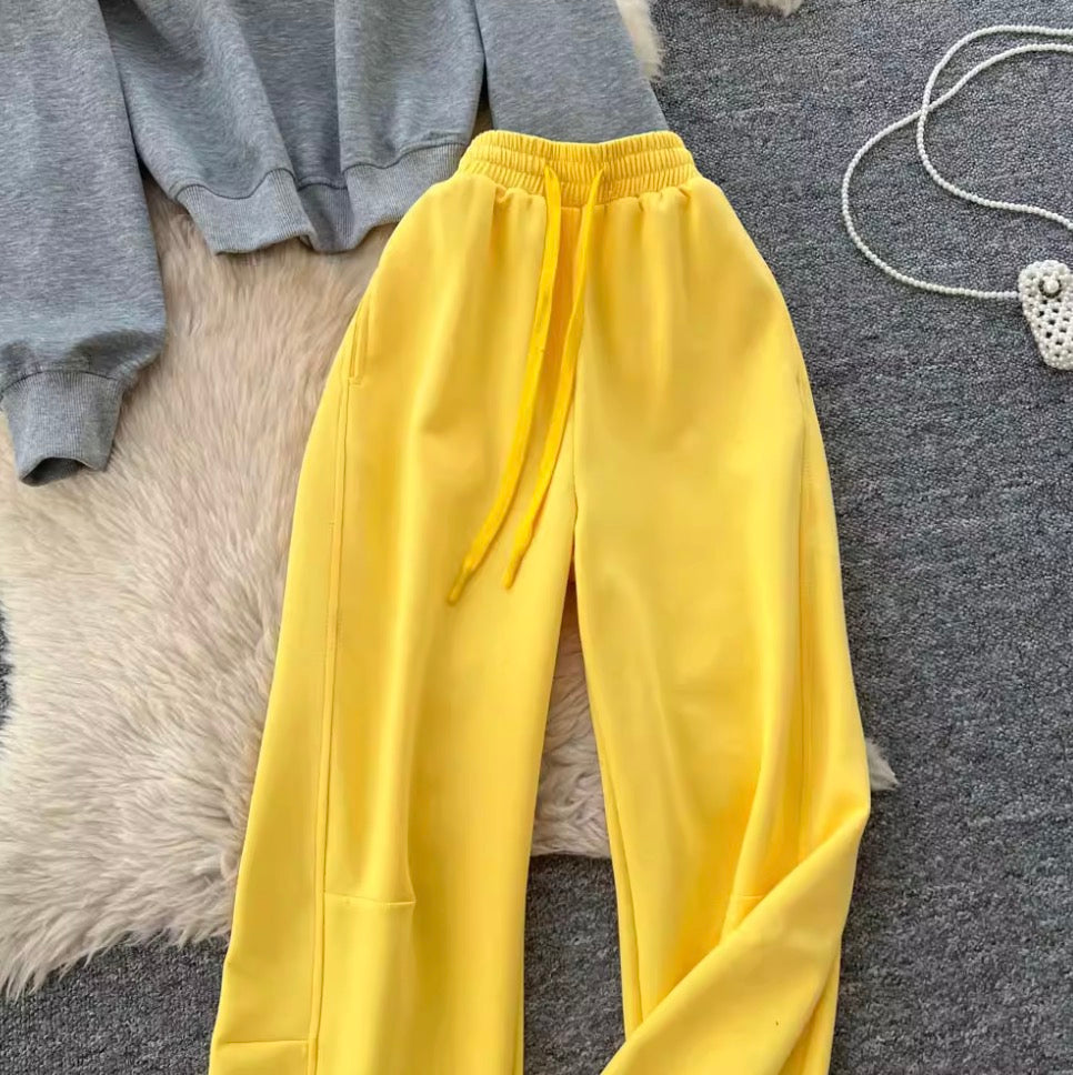 Print Sweatshirt & Trousers Sportswear 2Pcs