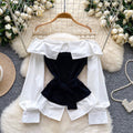 Faux Two-pieces Knotted Top