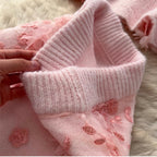 Sweetie Embroidered Cardigan & Skirt 2Pcs