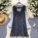 Sweetie Sweater & Polka-dot Dress 2Pcs