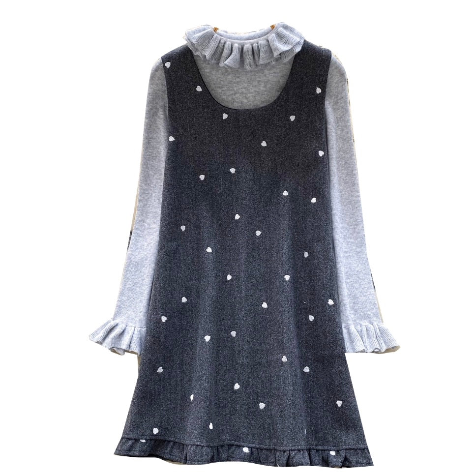 Sweetie Sweater & Polka-dot Dress 2Pcs