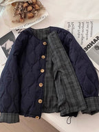 Niche Quilted Patchwork Cotton Jacket