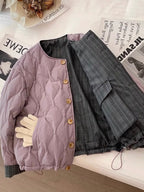 Niche Quilted Patchwork Cotton Jacket
