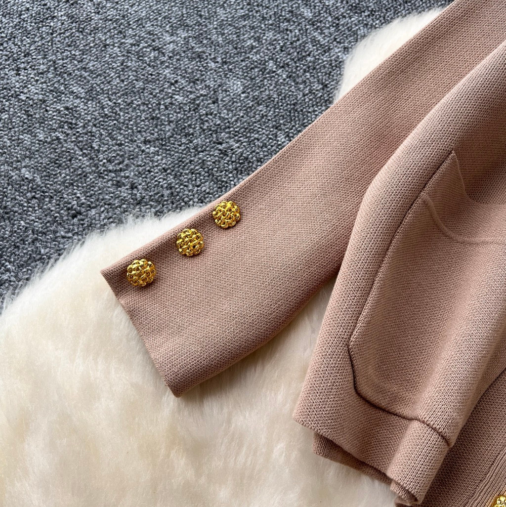 Loose-fit Cardigan & Trousers Knitted 2Pcs
