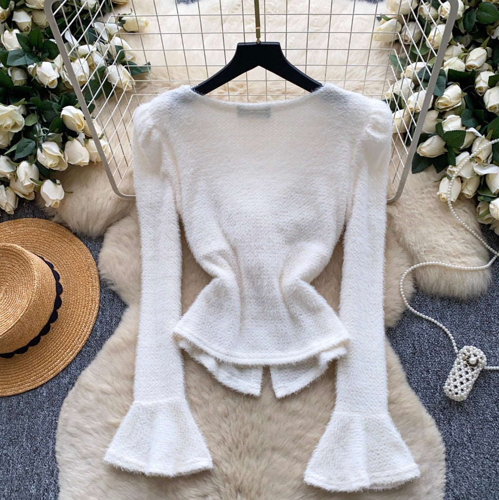 Vintage Knotted Slim-fit Knitwear