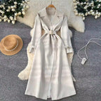 British Style Trench Coat with Belt