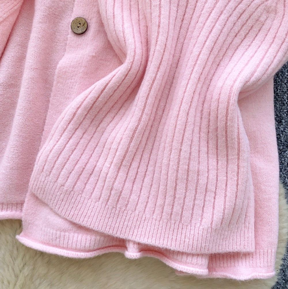 Camisole & Knitted Cardigan 2Pcs