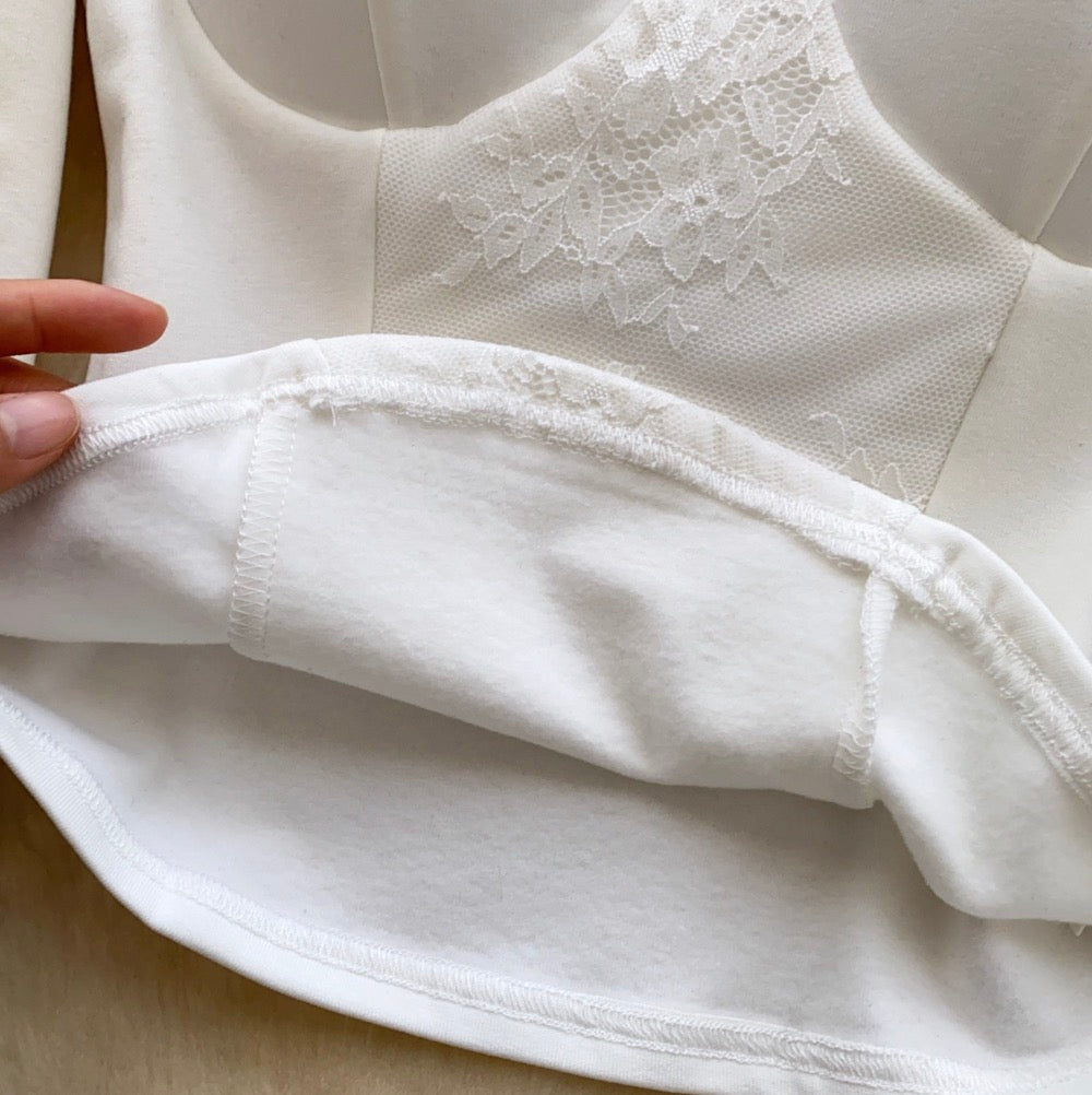 Sweetie Lace Patchwork Embroidered Shirt