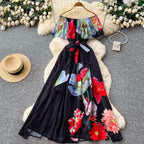 Fairy Off-shoulder Fairy Floral Dress