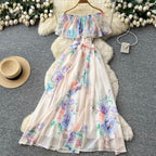 Fairy Off-shoulder Fairy Floral Dress