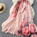 Fairy Off-shoulder Fairy Floral Dress